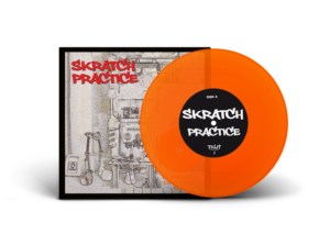 7″ DJ T-KUT – SCRATCH PRACTICE (ORANGE CRUSH)