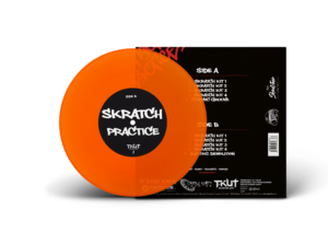 7″ DJ T-KUT – SCRATCH PRACTICE (ORANGE CRUSH)