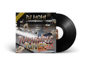12″ DJ MOMI – TURNTABLE TURNER BREAKS (BLACK)