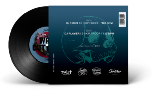 7″ DJ T-KUT & DJ PLAYER – WAX CUTTERS  (BLACK)