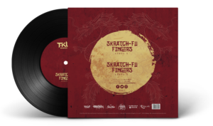 7″ DJ T-KUT– SKRATCH FU-FINGERS PRACTICE (BLACK)