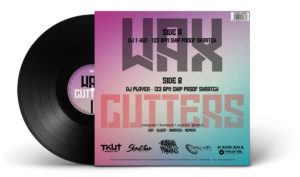 12″ DJ T-KUT & DJ PLAYER – WAX CUTTERS  (BLACK)